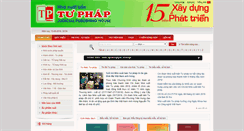 Desktop Screenshot of nxbtp.moj.gov.vn