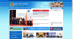 Desktop Screenshot of moj.gov.vn