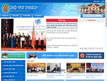 Tablet Screenshot of moj.gov.vn